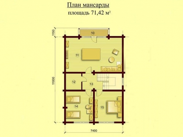 2 этаж - 81,4