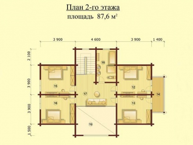 2 этаж - 113,2