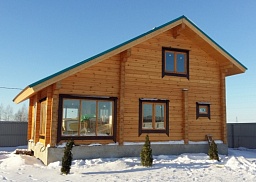 Баня из сухого профилированного бруса, 